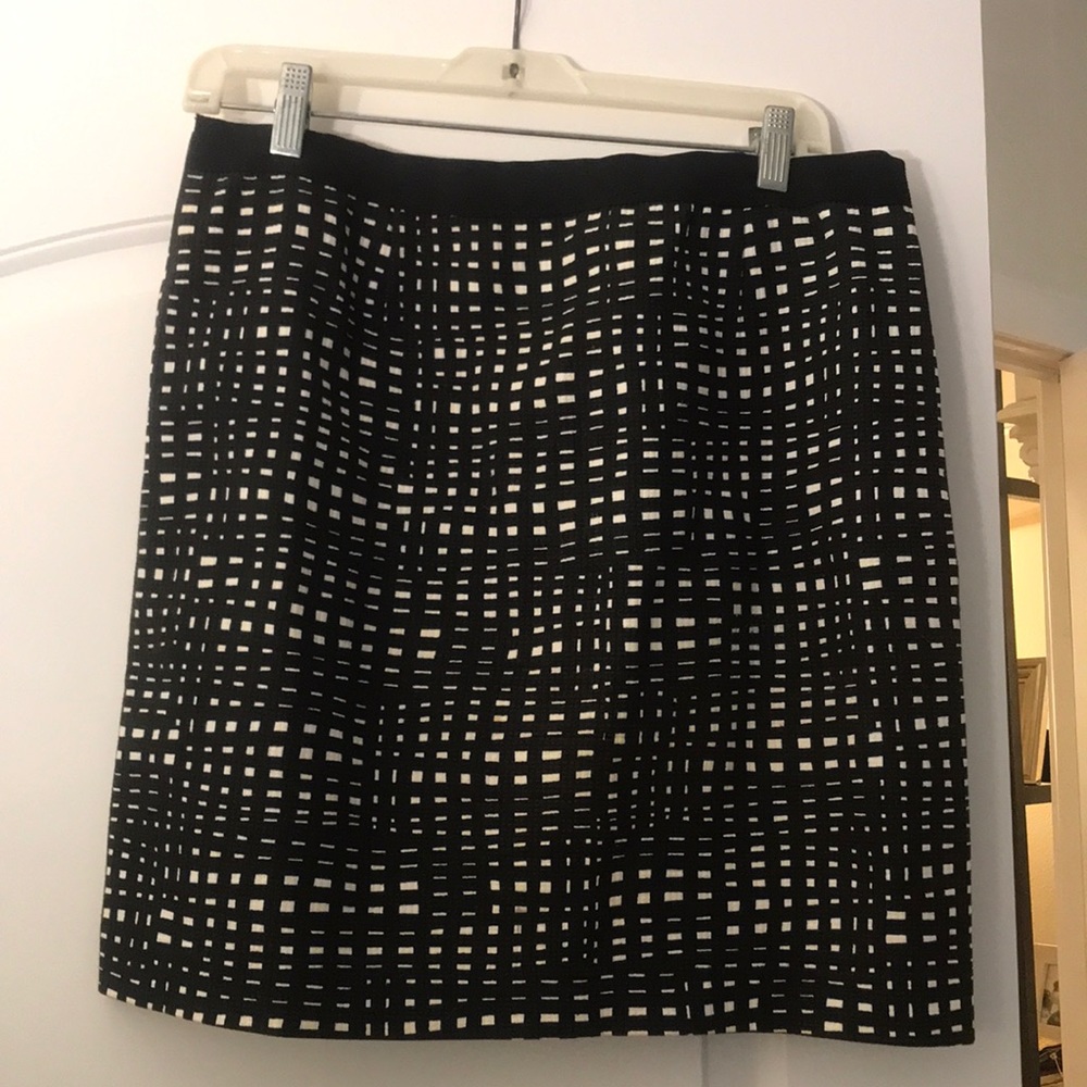 Black and white theory skirt